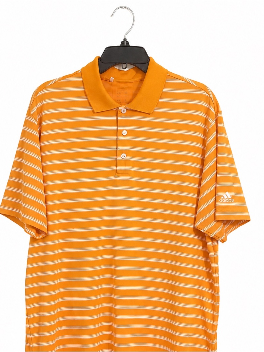 Adidas Golf Polo Mens Large Dri-FIT Golden Eagle Golf Club Performance